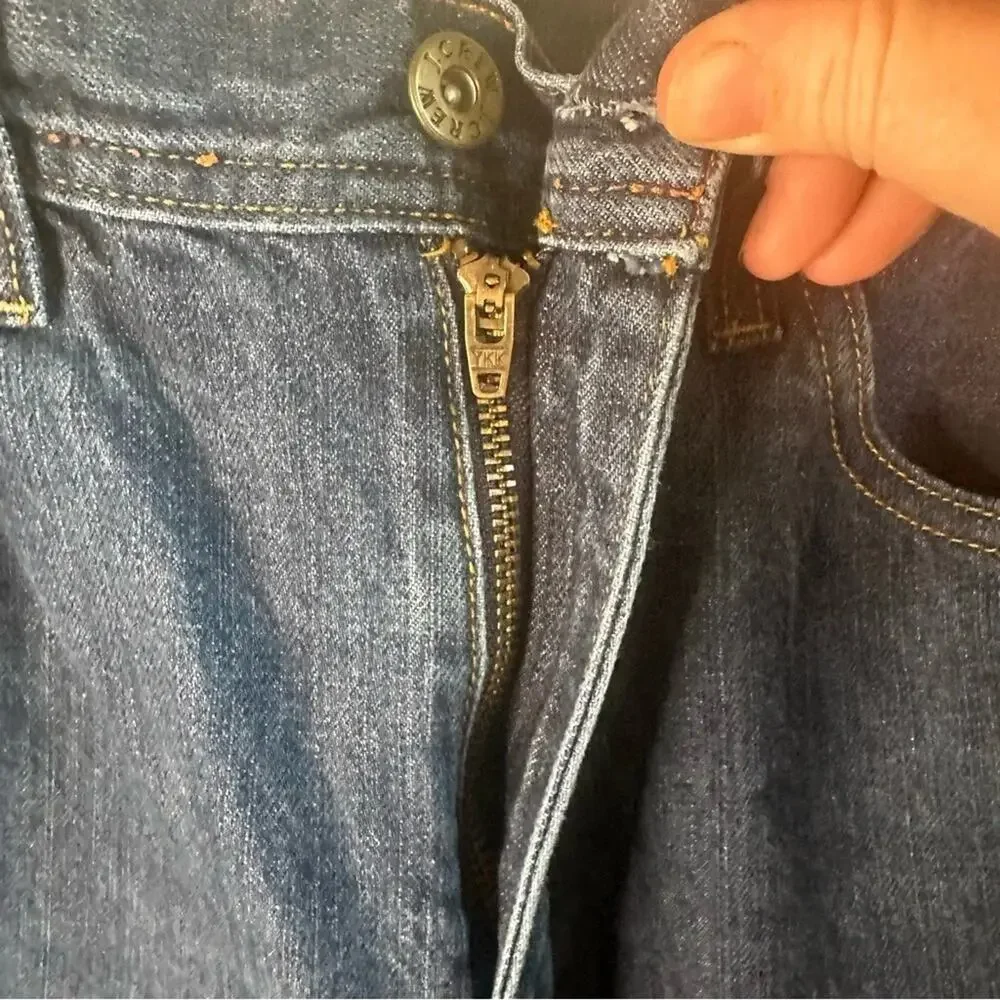 J.Crew men's jeans the Sutton straight leg 30‎ x 30 denim casual blue zipper fly